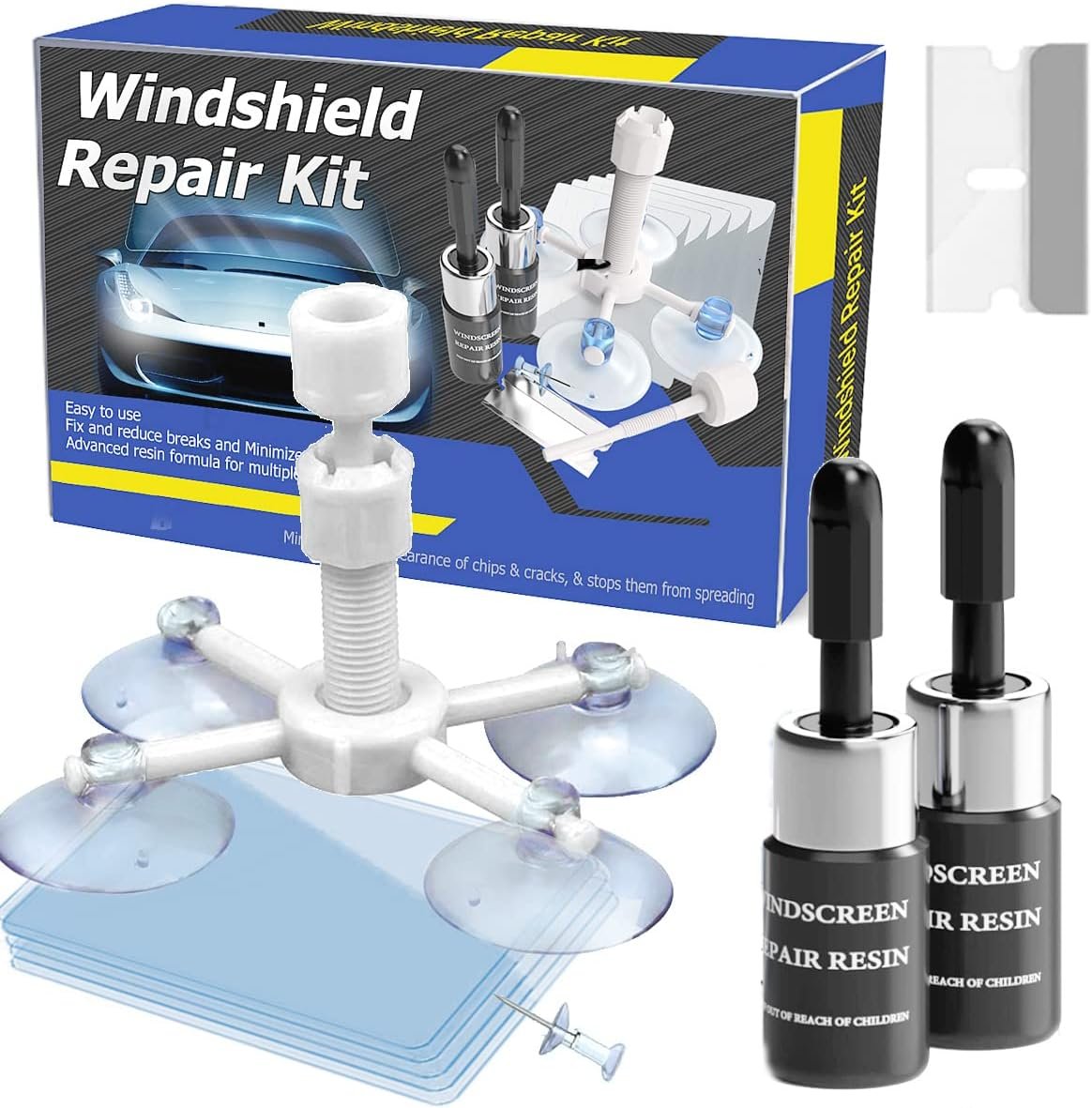 KMOOL Ultimate Windshield Repair Kit for Chips & Cracks